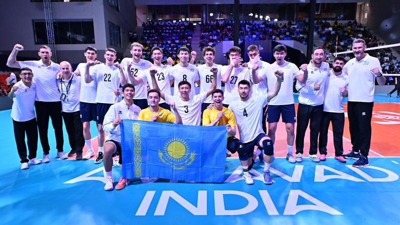 Сборная Казахстана по волейболу завершила Challenge Cup победой